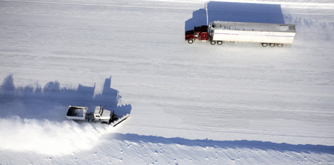 Ice Road Truckers. Foto AETN/TV4.