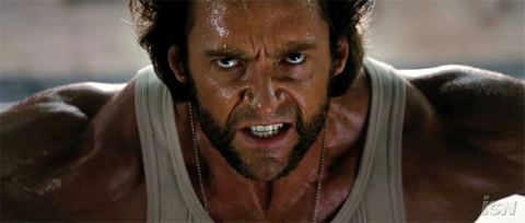 wolvis480 Hugh Jackman i Wolverine.